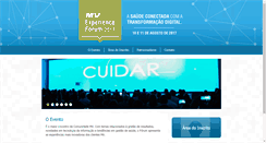Desktop Screenshot of mvexperienceforum.com.br